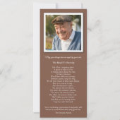 葬儀サンキューカード |サンセットゴルフ 招待状 (裏面)