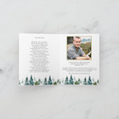 葬儀サンキューカード |トウヒの木 サンキューカード (内部)