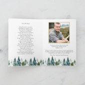 葬儀サンキューカード |トウヒの森 サンキューカード (内部)