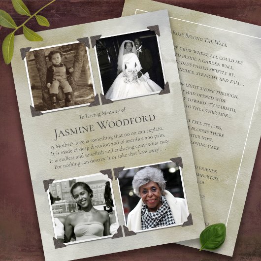 葬儀サンキューカード |ニュートラルトーン