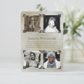 葬儀サンキューカード |ニュートラルトーン (スタンド正面)