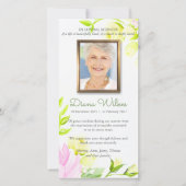 葬儀サンキューカード |パステルバラ1 サンキューカード (正面)