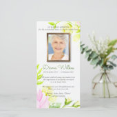 葬儀サンキューカード |パステルバラ1 サンキューカード (スタンド正面)