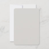 葬儀サンキューカード |フレーム付きフォトメモリ。 (裏面)