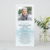 葬儀サンキューカード |ブルーウォーター洗剤1 (スタンド正面)