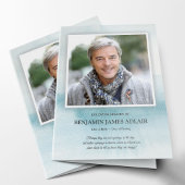 葬儀サンキューカード |ブルーウォーター サンキューカード