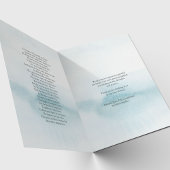 葬儀サンキューカード |ブルーウォーター サンキューカード