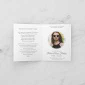 葬儀サンキューカード |ロザリー2 サンキューカード (内部)