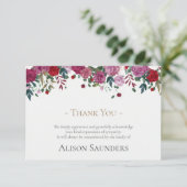 葬儀サンキューカード |ヴィンテージ水カラーバラ サンキューカード (スタンド正面)