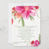 葬儀サンキューカード |写真の水彩 サンキューカード (裏面)