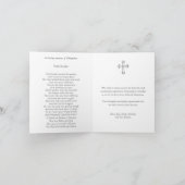 葬儀サンキューカード |天使が聞こえる01 サンキューカード (内部)