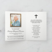 葬儀サンキューカード |天使の歌06 サンキューカード (内部)