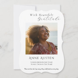 葬儀サンキューカード – 感謝の気持ちで