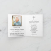 葬儀サンキューカード |我々の女性は永久救済2 サンキューカード (内部)