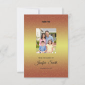 葬儀サンキューカード 招待状 (正面)