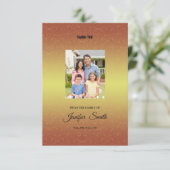 葬儀サンキューカード 招待状 (スタンド正面)