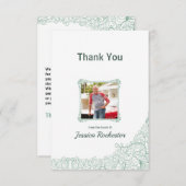 葬儀サンキューカード 招待状 (正面/裏面)