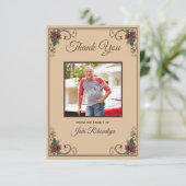 葬儀サンキューカード 招待状 (スタンド正面)