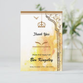 葬儀サンキューカード 招待状 (スタンド正面)