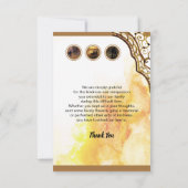 葬儀サンキューカード 招待状 (裏面)