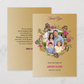 葬儀サンキューカード 招待状 (正面/裏面)