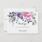 葬儀サンキューカード |赤面とグレー サンキューカード (正面)