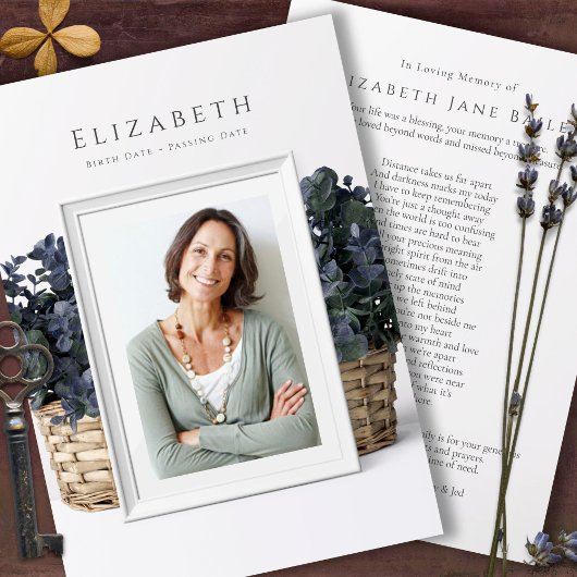 葬儀サンキューカード | Forever Memories