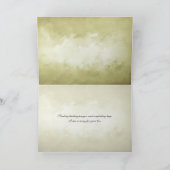 葬儀サンキューカード | Heartfeelt Butterfly カード (内部)