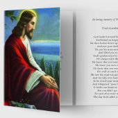 葬儀サンキューカード | Jesus 祈 Christ'02