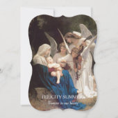 葬儀サンキューカード | Mary Song of Angels 招待状 (正面)