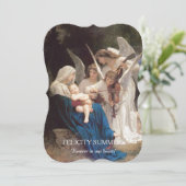 葬儀サンキューカード | Mary Song of Angels 招待状 (スタンド正面)