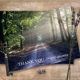 葬儀サンキューカード | Suns Rays サンキューカード