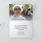 葬儀サンキューブルーウォーター色フローラ |写真 サンキューカード (内部)