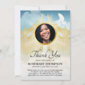 葬儀サンキュー – ゲイツ天国悔やみや弔慰 サンキューカード (正面)