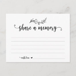 葬儀サービス,ブラックフォント,共有メモリカード ポストカード