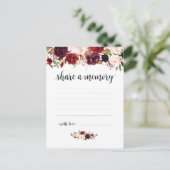 葬儀サービス、ブルゴーニュ、共有メモリカード ポストカード (スタンド正面)