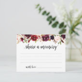 葬儀サービス、ブルゴーニュ、共有メモリカード ポストカード (スタンド正面)