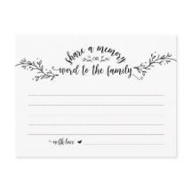 葬儀サービス、素朴ブラック、共有メモリカード