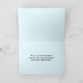 葬儀シンプルの弔意エレガント表 カード (内部)