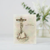 葬儀スペインの悔やみや弔慰ホリーカードありがとう サンキューカード (スタンド正面)