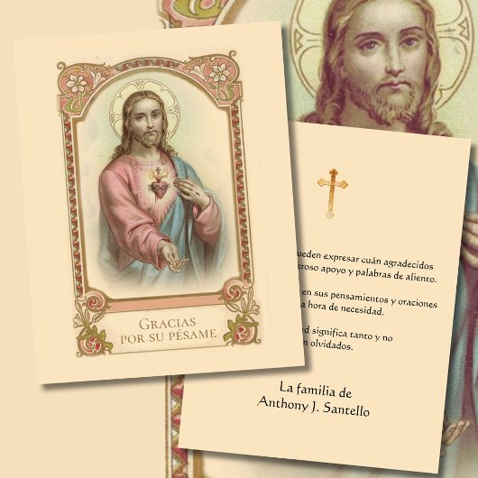 葬儀スペインの悔やみや弔慰ホーリーカードサンキュー サンキューカード