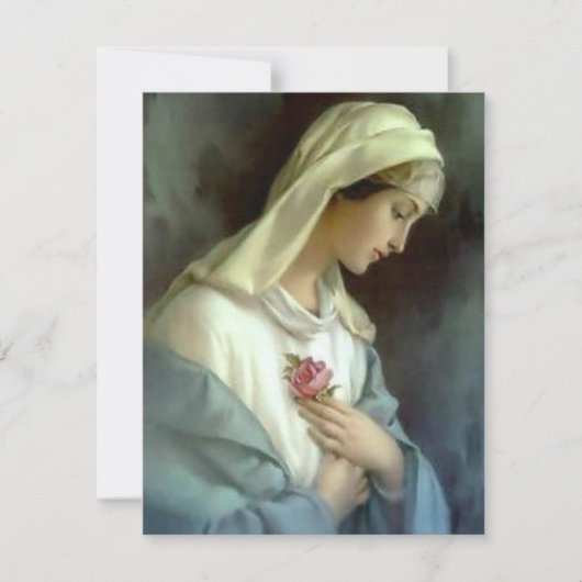 葬儀スペインの悔やみや弔慰ホーリーカードサンキュー サンキューカード (正面)