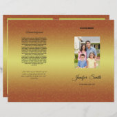 葬儀テンプレートパンフレット (正面/裏面)