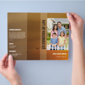 葬儀テンプレートパンフレット チラシ (手)