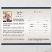 葬儀テンプレートパンフレット チラシ (裏面)