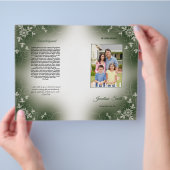 葬儀テンプレートパンフレット チラシ (手)