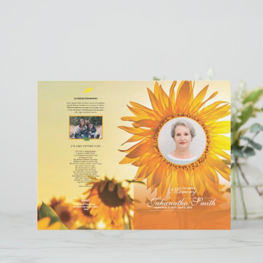 葬儀テンプレート (スタンド正面)