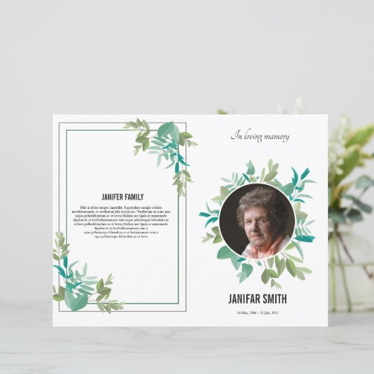 葬儀テンプレート (スタンド正面)