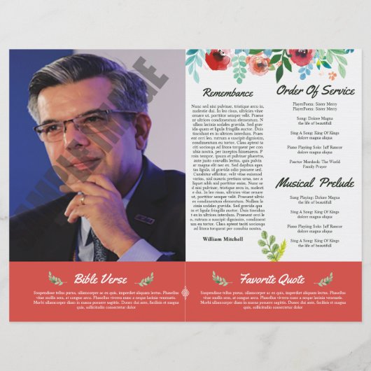 葬儀テンプレート (裏面)