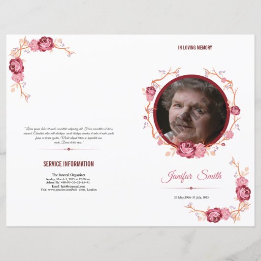 葬儀テンプレート (正面)